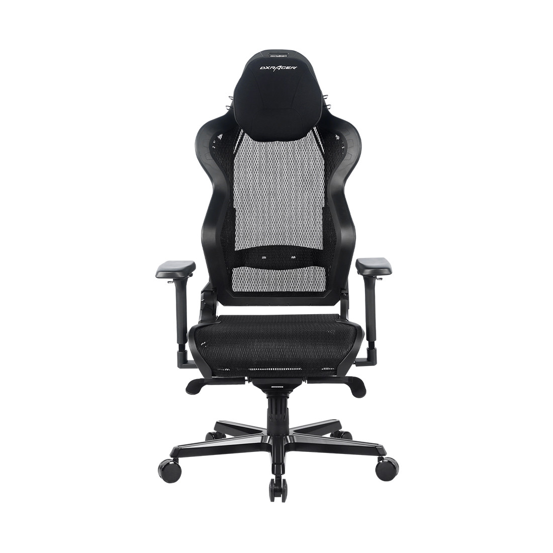 Игровое компьютерное кресло, DX Racer, AIR/R1S/N, Сетчатый, Механизм качания: топ-ган, Прорезиненные колеса - фото 1 - id-p93299620