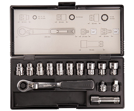 Набор ключей и проходных головок Makita арт.B-65595