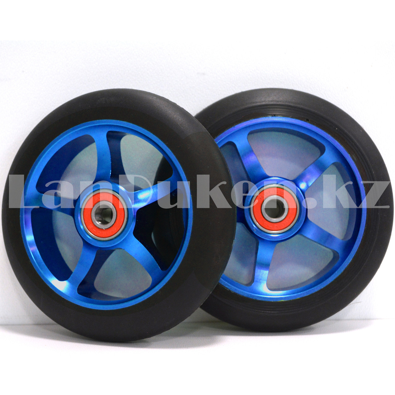 Колеса для трюкового самоката металлические диаметр 110 мм ABEC 7 синие - фото 10 - id-p93324278