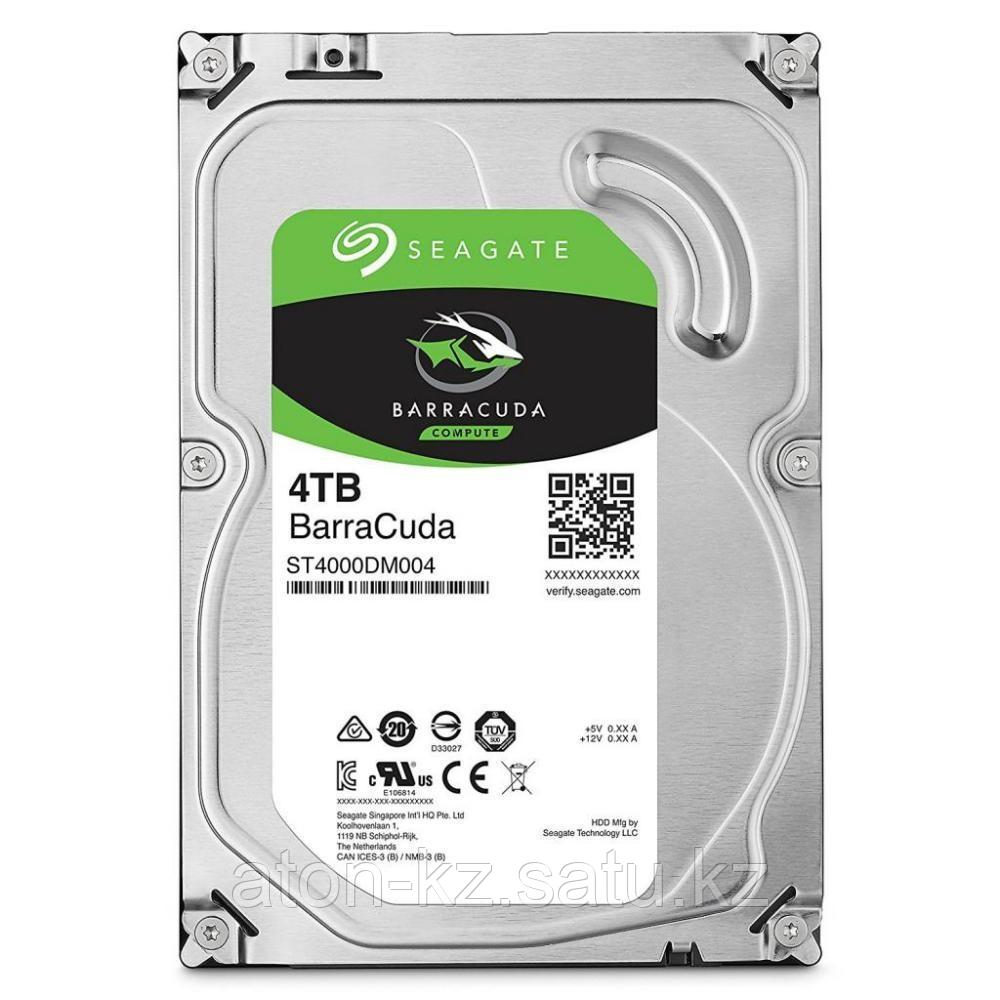 Жесткий диск Seagate BarraCuda, 4000 GB HDD SATA ST4000DM004, 5400rpm, 256MB cache, SATA 6.0 Gb/s