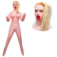Надувная секс-кукла с вибрацией ВАЛЕРИЯ рост 155 см, фото 1