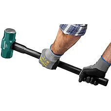 KRAFTOOL STEEL FORCE 6 кг кувалда со стальной удлинённой обрезиненной рукояткой, фото 3