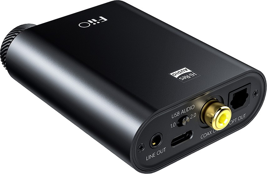 ЦАП-усилитель для наушников FiiO K3, USB - Черный - фото 4 - id-p93333084