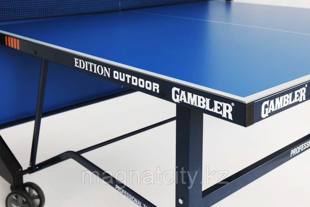Теннисный стол Gambler EDITION Outdoor blue (США) - фото 2 - id-p93333291