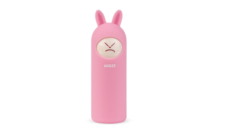 Зарядное устройство Rombica NEO Rabbit Anger, розовый