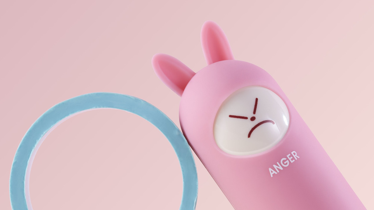 Зарядное устройство Rombica NEO Rabbit Anger, розовый - фото 3 - id-p93333401