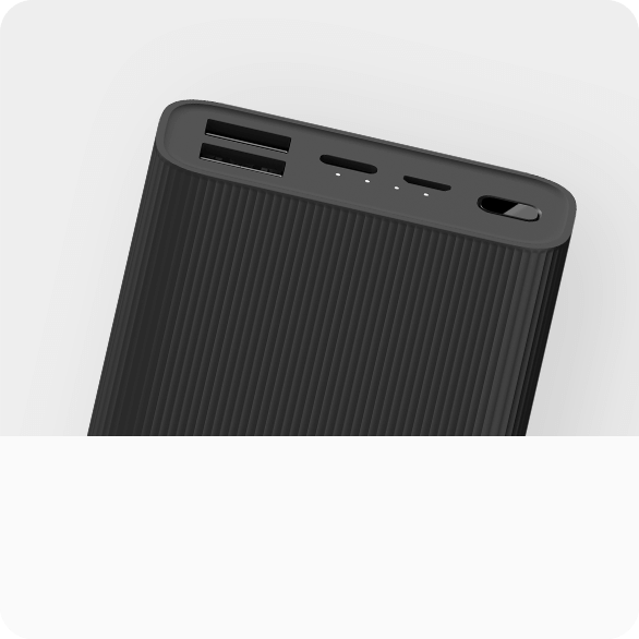 Зарядное устройство Xiaomi Mi Power Bank 3 Ultra compact 10000, черный - фото 2 - id-p93333488