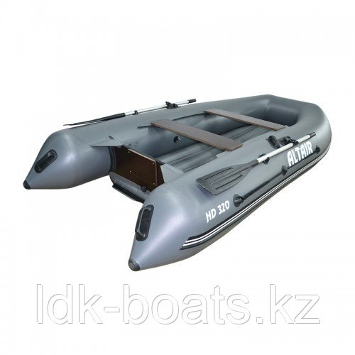 Моторная надувная лодка Альтаир ПВХ HD 330 НДНД серая - фото 1 - id-p93333527