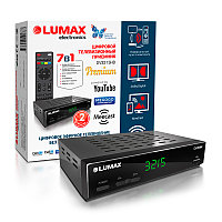 Цифровая TV-приставка LUMAX DV3215HD, DVB-T2 /DVB-C, HDMI, USB - Черный