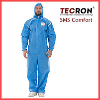 Одноразовые защитный комбинезоны Tecron SMS Comfort Blue, фото 2