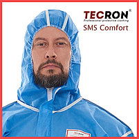 Одноразовые защитный комбинезоны Tecron SMS Comfort Blue, фото 3