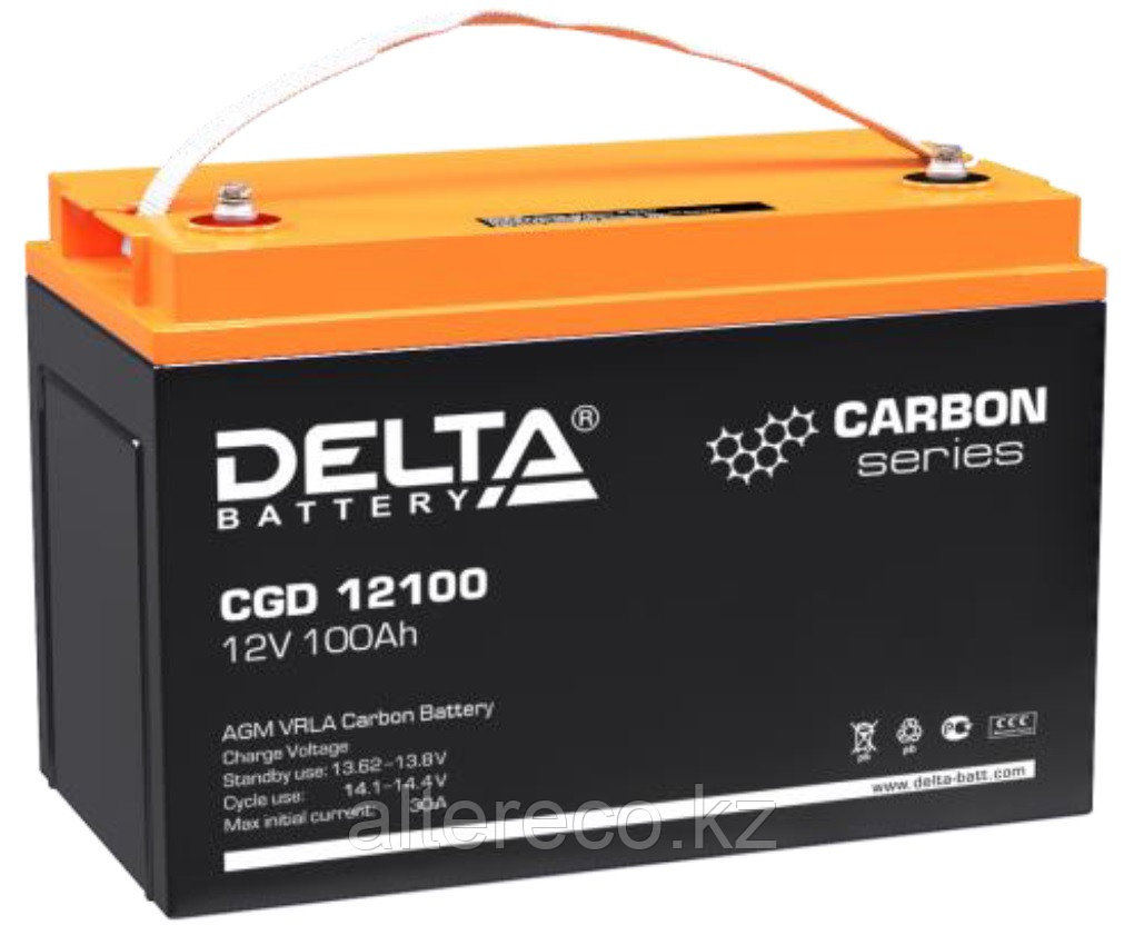 Тяговый аккумулятор Delta CGD 12100 (12В, 100Ач) - фото 1 - id-p93354421