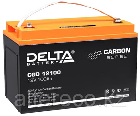 Карбоновый аккумулятор Delta CGD 12100 (12В, 100Ач), фото 2