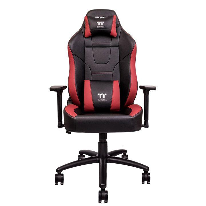 Кресло игровое компьютерное Thermaltake U Comfort, черно-красное
