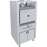 Гриль-мангал ПМ-0,25  НА ПОДСТАВКЕ(782х787х1630 (1650)мм)