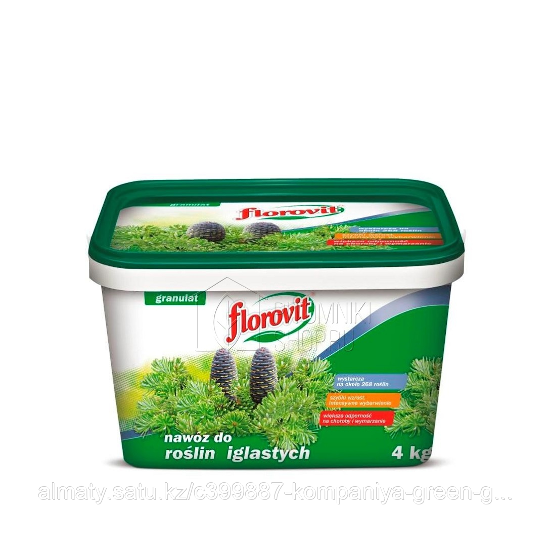 FLOROVIT Минеральное удобрение для хвойных растений, 4кг(ведро), фото 1
