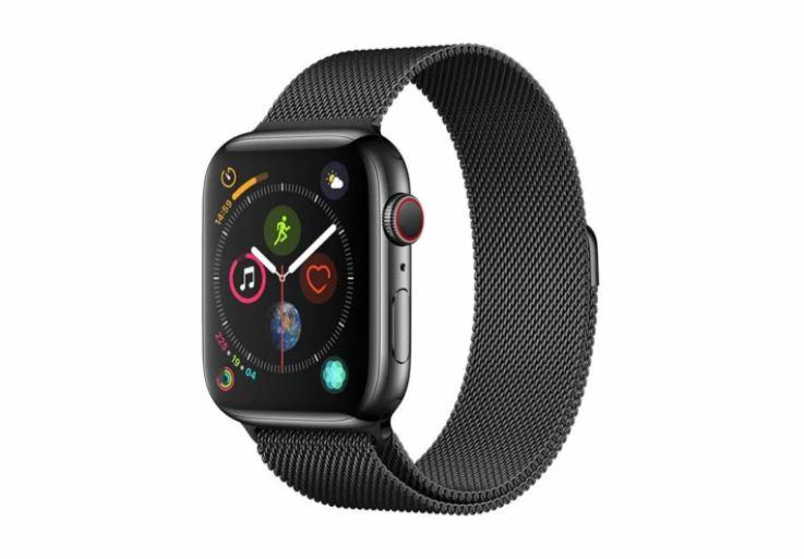 Смарт-часы Apple Watch Series 4, 44mm, 16Gb ROM, Wi-Fi, BT, GPS, нейлон, Space Gray-Black - фото 1 - id-p93355127