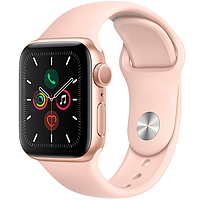 Смарт-сағаттар Apple Watch Series 5, 44mm, 32Gb ROM, Wi-Fi, BT, GPS, фторэластомер, Gold-Pink