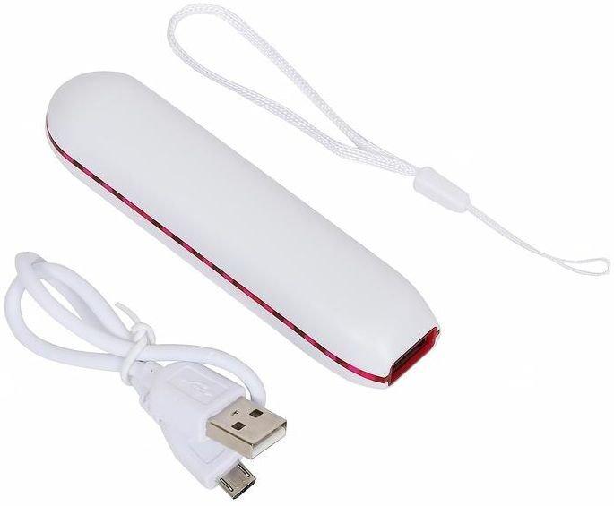 Power bank Continent PWB22-020W, для зарядки USB-устройств, 2500mAh, 5V/1A, White - фото 2 - id-p93355479