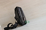 Мужская барсетка, кобура, сумка слинг из натуральной кожи НТ, фото 4