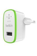 Зарядное устройство Belkin F8J040VFWHT, сеть, для USB-устройств, 2.4A, White