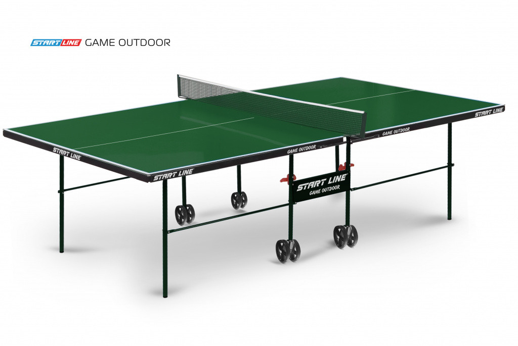 Теннисный стол Game Outdoor зеленый, фото 1