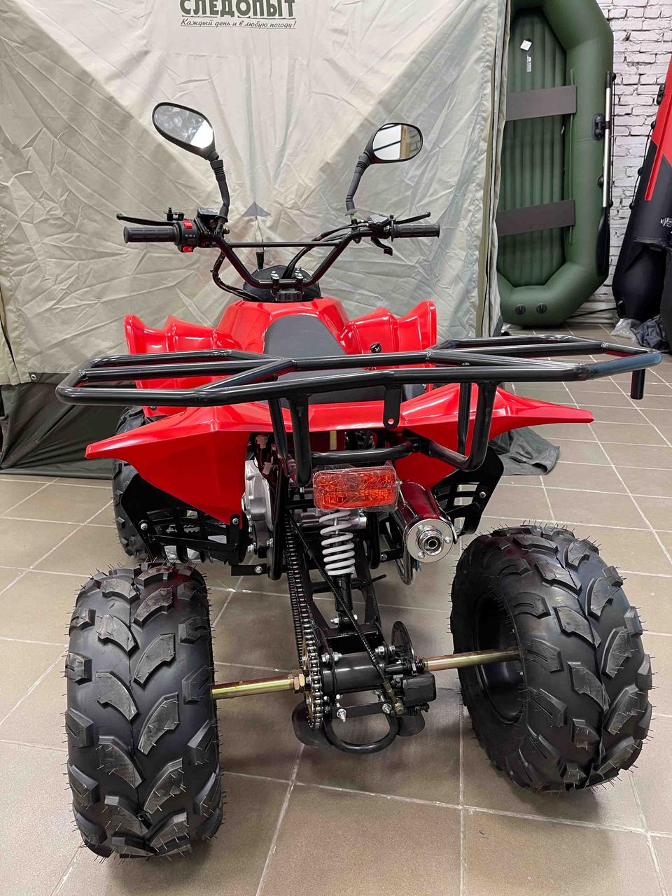 Квадроцикл детский ATV LING SUN 110/125cc арт. A7-05 бенз. 4-х тактный. цвет: красный - фото 4 - id-p93278891