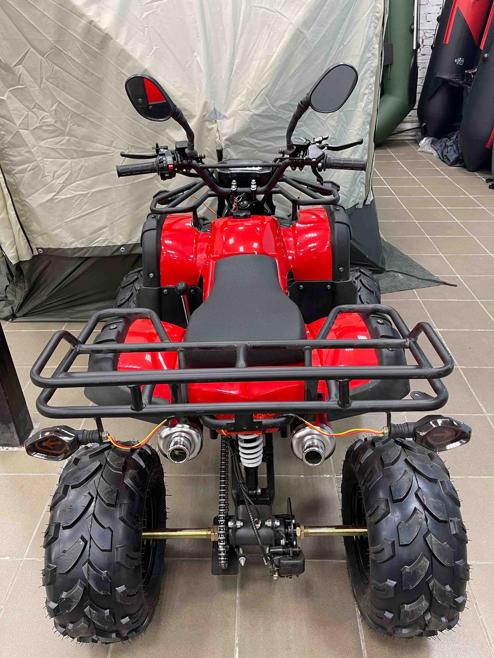 Квадроцикл детский ATV LING SUN 125cc арт. A7-13 (Deluxe) бенз. 4-х тактный. цвет: красный - фото 4 - id-p93278890