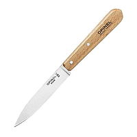 Нож для чистки овощей Opinel №112, деревянная рукоять, нержавеющая сталь, блистер,