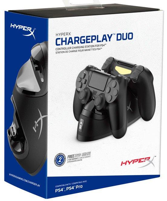 Зарядное устройство HyperX ChargePlay Duo, for PS4, Dualshock 4, EXT, Black - фото 2 - id-p93384645