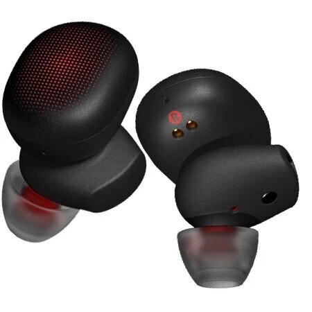 Bluetooth гарнитура Xiaomi Amazfit PowerBuds, черный/красный, фото 1