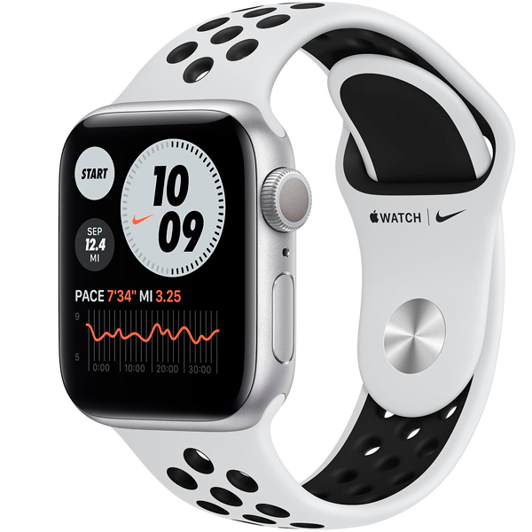 Смарт-часы Apple Watch Nike Series 6Silver-Platinum/Black - фото 1 - id-p93384771