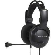 Гарнитура Koss SB40, 20Hz-20kHz, 120 Om, 96 dB, 2.15m, Black, фото 1