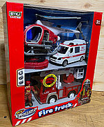 9931B Пожарная спасательная техника Fire Truсk 37*33, фото 2