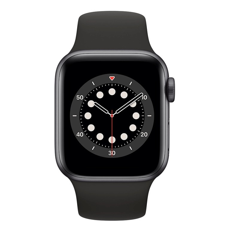 Смарт-часы Apple Watch Series 6 Space Gray-Black - фото 1 - id-p93384885
