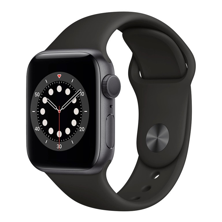 Смарт-часы Apple Watch Series 6 Space Gray-Black - фото 2 - id-p93384885