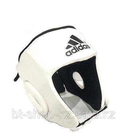 Боксёрский шлем Adidas Размер L Кожзам (цвет белый)