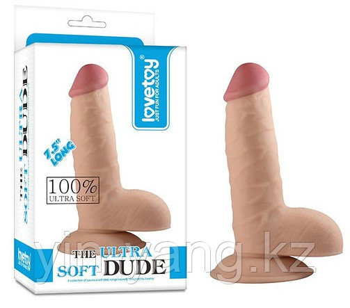 Фаллоимитатор на присоске The Ultra Soft Dude 7,5"