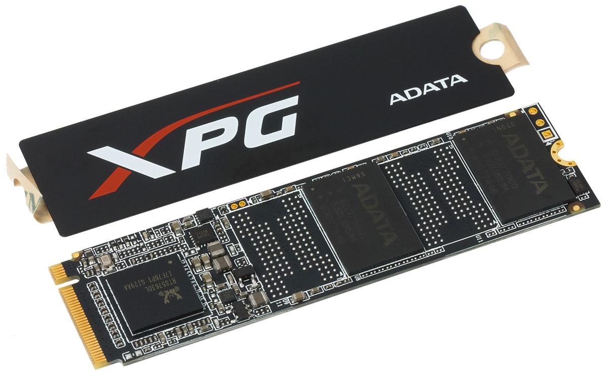 SSD 1000Gb Gb ADATA XPG SX6000 Pro, M.2, read 2100 Мбайт/с, write 1500 Мбайт/с, PCIe 3.0