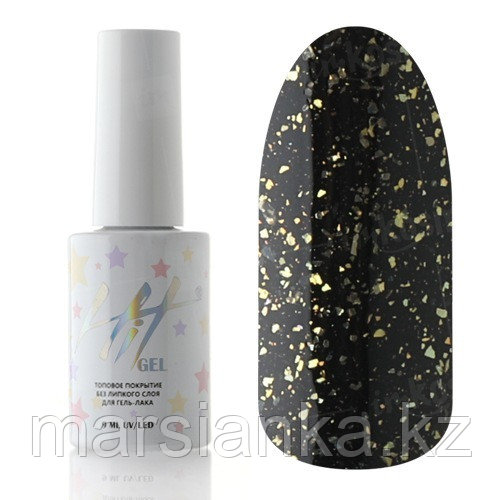 Disco top без липкого слоя ТМ "HIT gel" gold