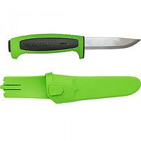 Нож Morakniv Basic 546 2019 Edition нержавеющая сталь, пласт. ручка (зеленая) чер. вставка,