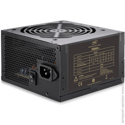 Блок питания ATX 600W DEEPCOOL DE600 V2, 12sm fan