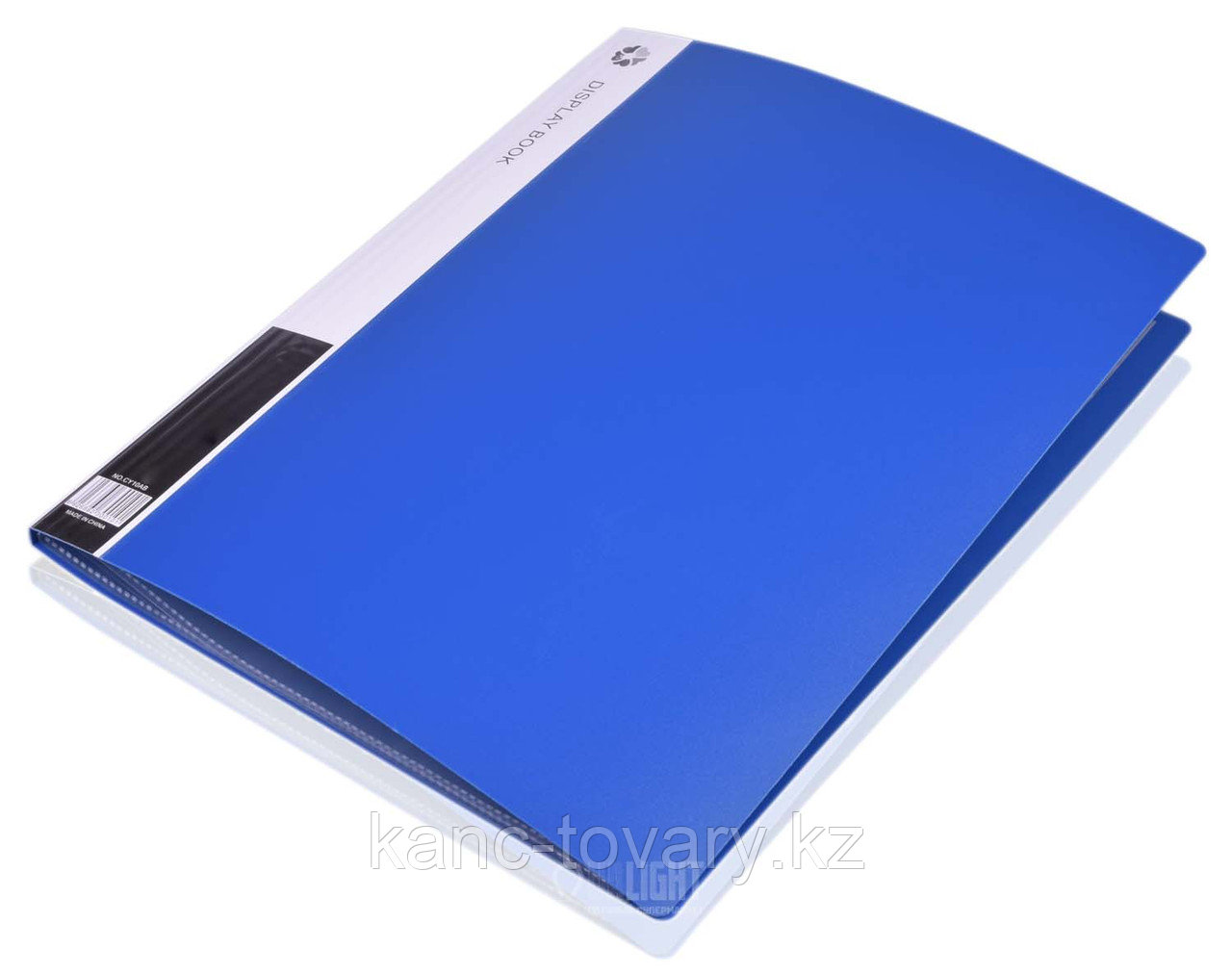 Папка файловая А4 твердая обложка 10 листов (голубая) - фото 1 - id-p56966215