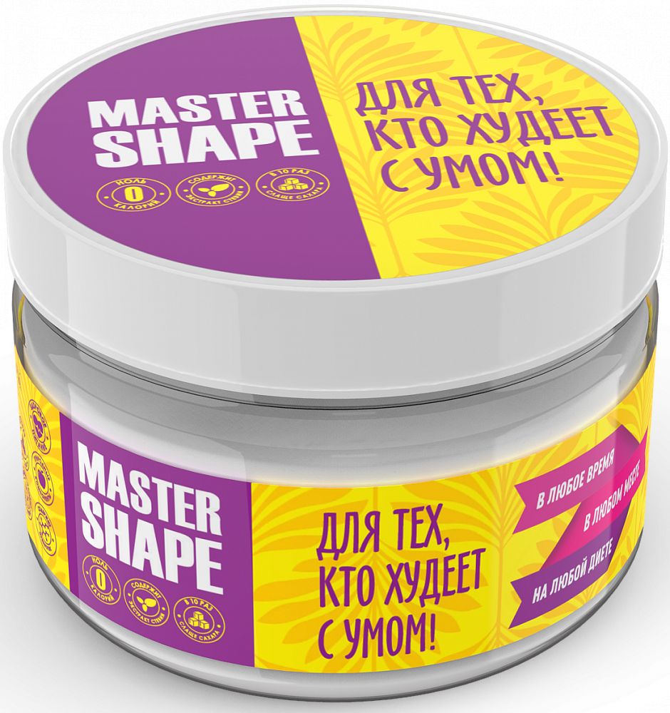 Master Shape №1 250 гр банка смесь подсластителей - фото 1 - id-p93411311