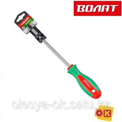 Отвертка PH3 х 150(250)мм. ВОЛАТ (крестовая Phillips, двухкомп. рукоятка), фото 2