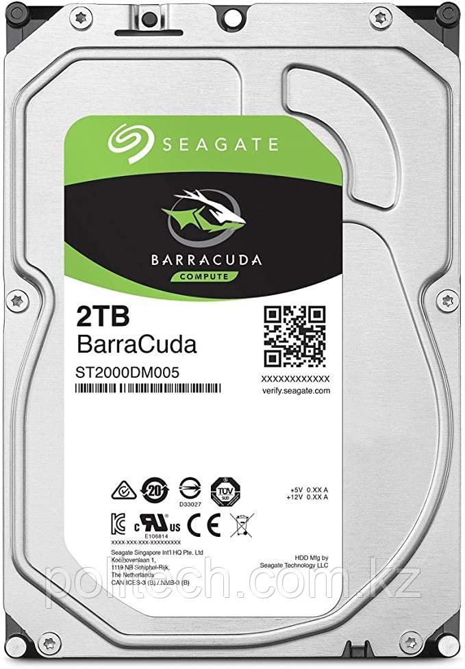 Жесткий диск HDD 2Tb Seagate Barracuda ST2000DM005 3.5" SATA 6Gb/s 256Mb 5400rpm