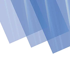 Обложка ПВХ прозрачная глянец iBind А3/100/150mk синий