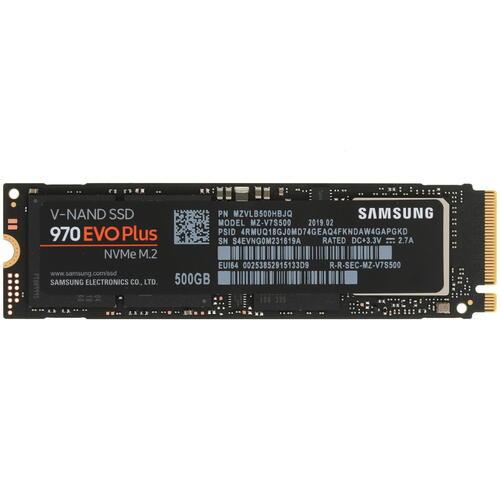 SSD накопитель 500 ГБ Samsung 970 EVO Plus [MZ-V7S500BW]