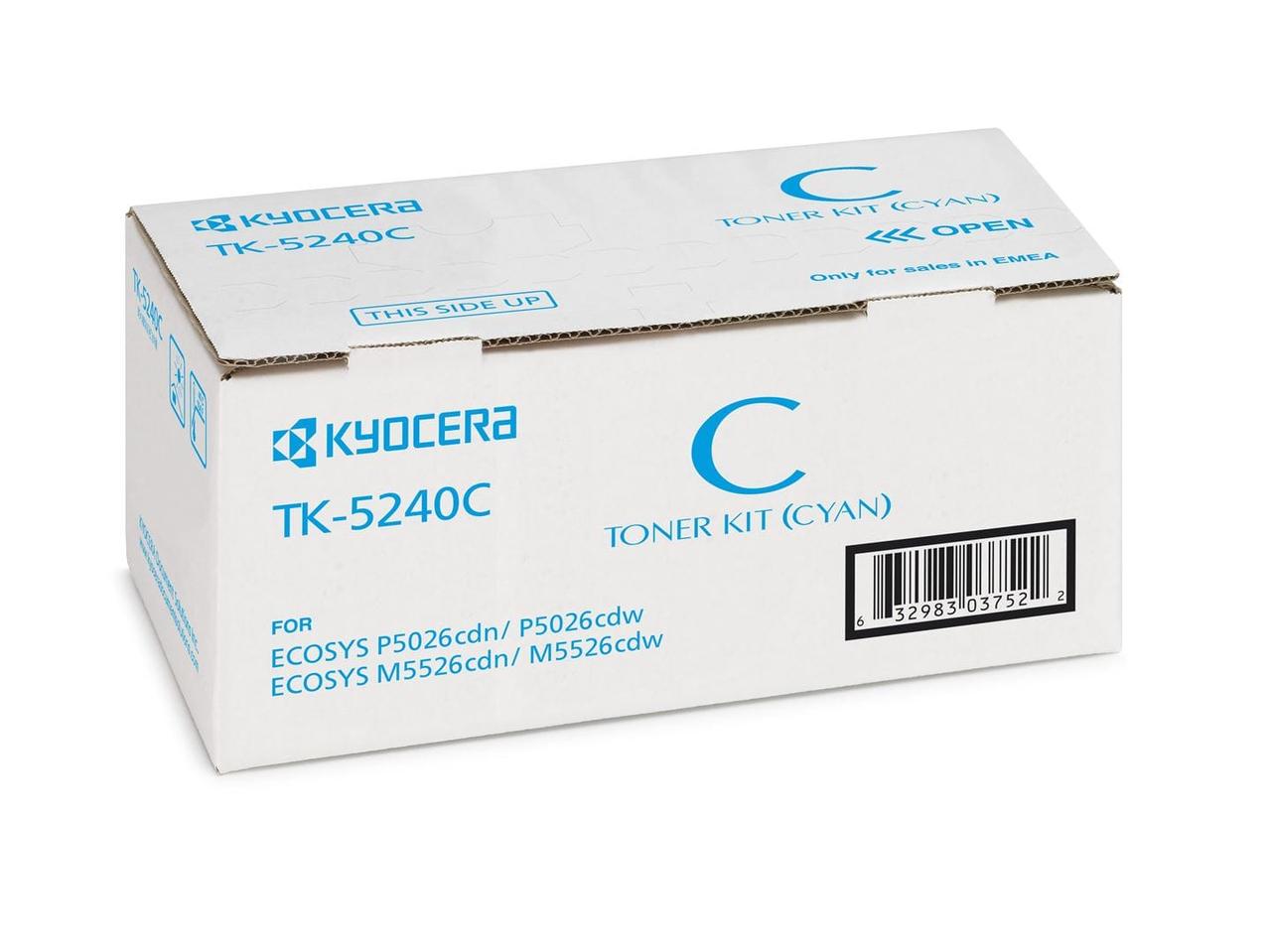 Тонер-картридж Kyocera TK-5240C для P5026cdn/cdw, M5526cdn/cdw (1T02R7CNL0) - фото 2 - id-p93415190