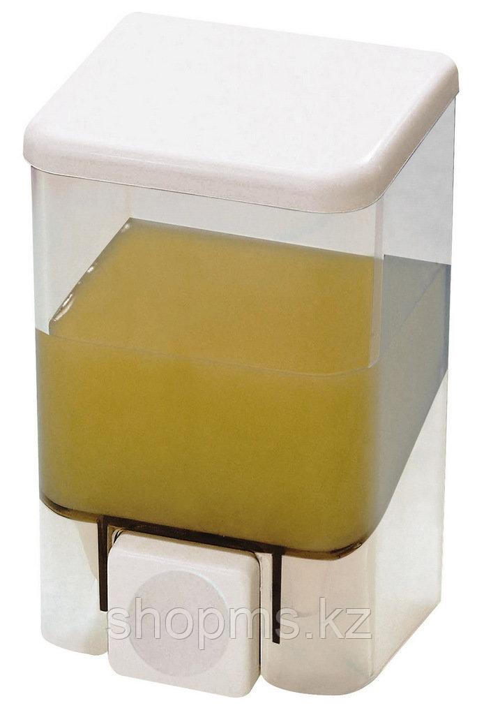 Дозатор для жидкого мыла Bravo 500 мл (прозрачный) 8,5*8,5*15 см D-SD02